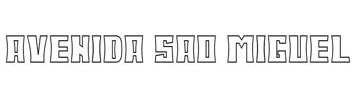 Bodax Outline  Free Fonts Download