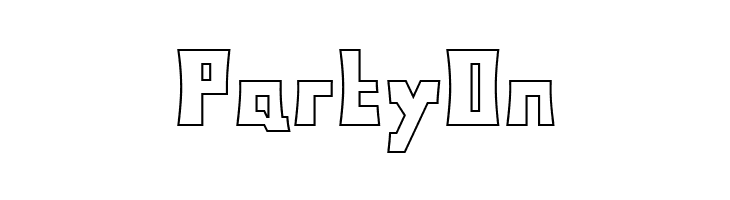 Bodax Outline  Free Fonts Download