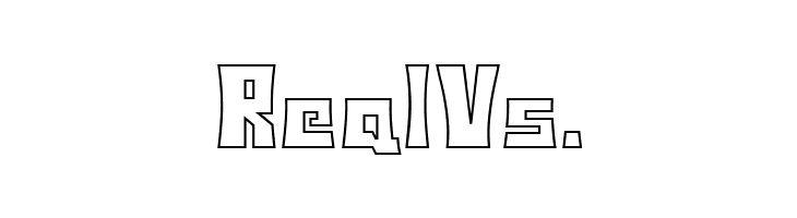 Bodax Outline  Free Fonts Download