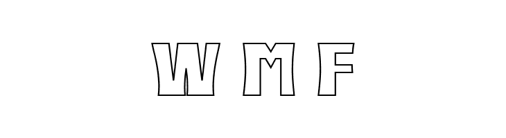 Bodax Outline  Free Fonts Download