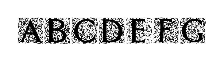 Decorated Roman Initials  Free Fonts Download
