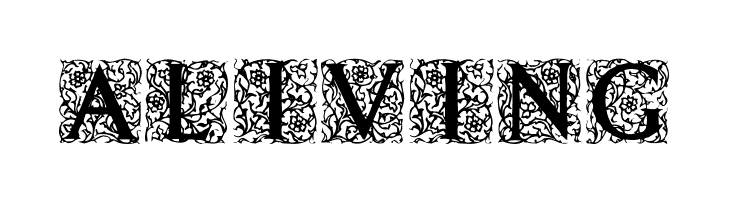 Decorated Roman Initials  Free Fonts Download