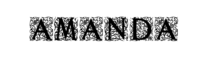 Decorated Roman Initials  Free Fonts Download