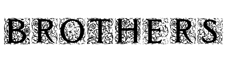 Decorated Roman Initials  Free Fonts Download