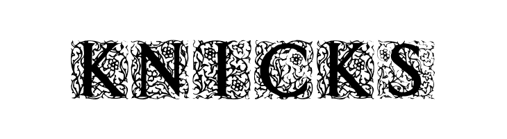 Decorated Roman Initials  Free Fonts Download