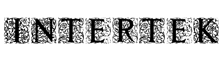 Decorated Roman Initials  Free Fonts Download