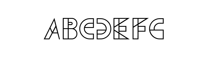 Geometrica Regular  Free Fonts Download