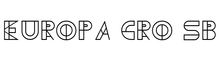 Geometrica Regular  Free Fonts Download