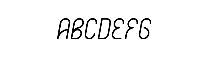 Hakone Italic Italic  Free Fonts Download