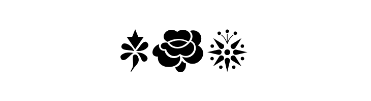 Kalocsai Flowers  Free Fonts Download