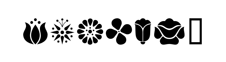 Kalocsai Flowers  Free Fonts Download