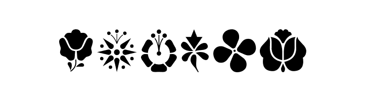 Kalocsai Flowers  Free Fonts Download
