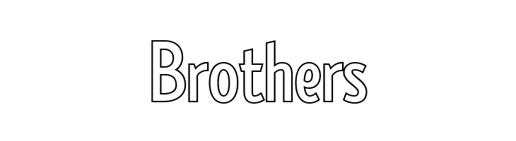 Burma Outline Regular  Free Fonts Download