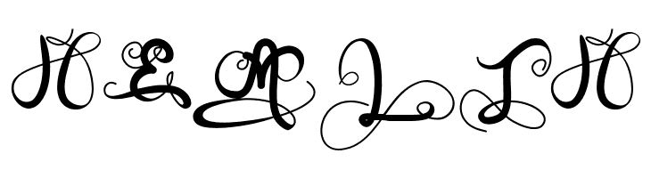 On Spring Monogram  Free Fonts Download