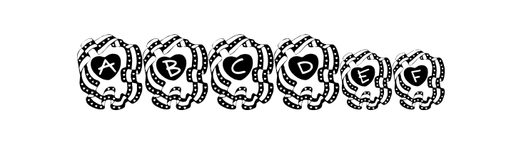 Valentine Ribbon  Free Fonts Download