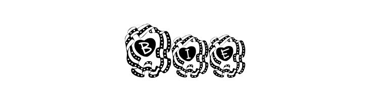 Valentine Ribbon  Free Fonts Download