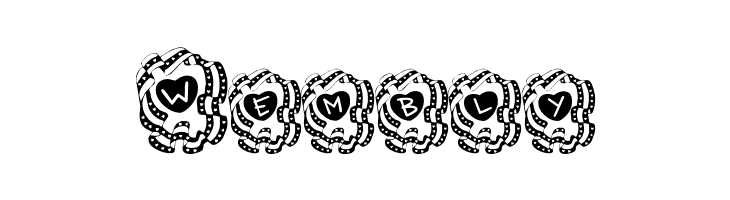 Valentine Ribbon  Free Fonts Download