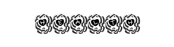 Valentine Ribbon  Free Fonts Download