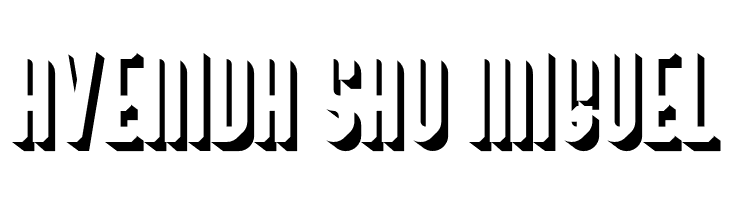 BivoacDropShadowDemo-DropShadow  Free Fonts Download