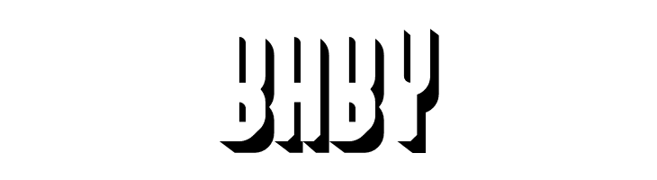 BivoacDropShadowDemo-DropShadow  Free Fonts Download