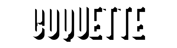 BivoacDropShadowDemo-DropShadow  Free Fonts Download