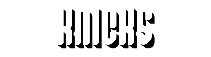 BivoacDropShadowDemo-DropShadow  Free Fonts Download