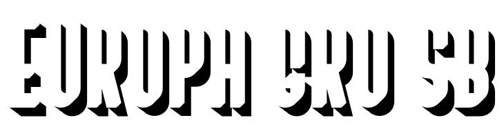 BivoacDropShadowDemo-DropShadow  Free Fonts Download