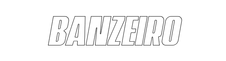 NavadaOutlineItalicDemo-OutlineItalic  Free Fonts Download