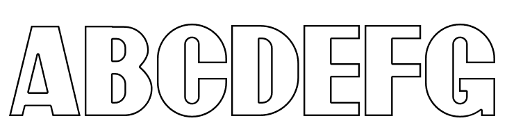 BardonOutlineDemo-Outline  Free Fonts Download