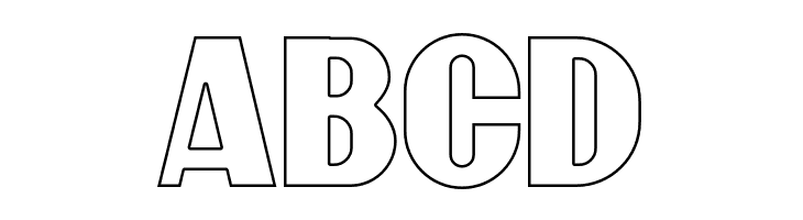 BardonOutlineDemo-Outline  Free Fonts Download