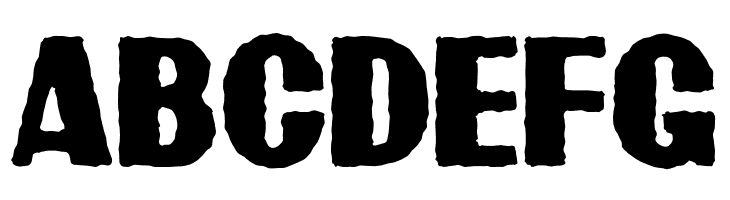 BardonRoughDemo-Rough  Free Fonts Download