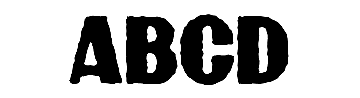 BardonRoughDemo-Rough  Free Fonts Download