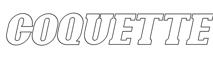 Bonaro Outline Italic Demo Outline Italic  Free Fonts Download