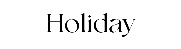 Holiday Bonkyfreepersonaluse-Regular Font
