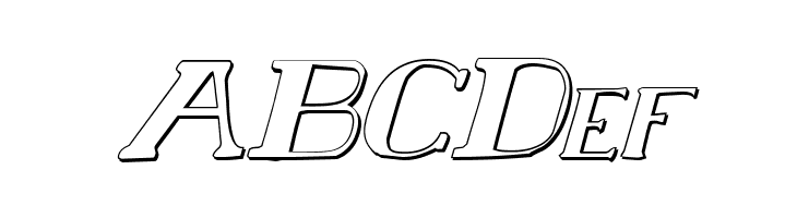 Chardin Doihle Shadow Italic  Free Fonts Download