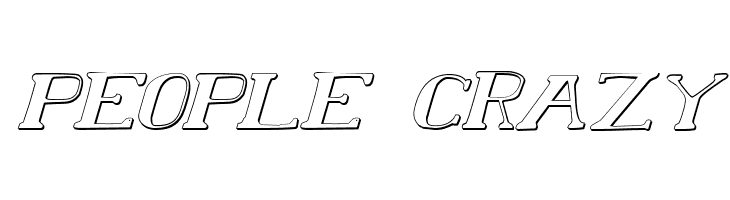 Chardin Doihle Shadow Italic  Free Fonts Download