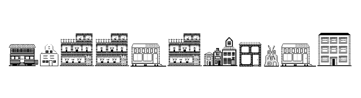 Houses Regular  Free Fonts Download