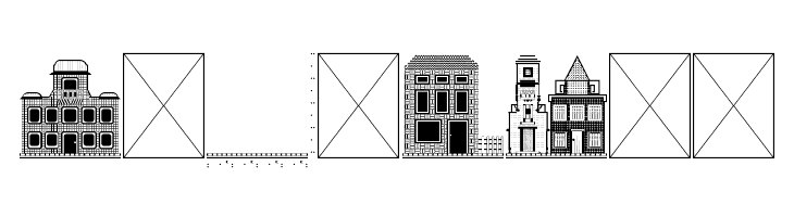 Houses Five Regular  Free Fonts Download