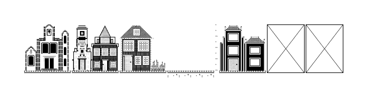 Houses Five Regular  Free Fonts Download