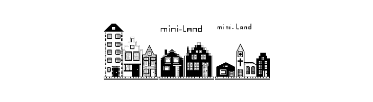 Houses Three Regular  Free Fonts Download