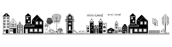 Houses Three Regular  Free Fonts Download