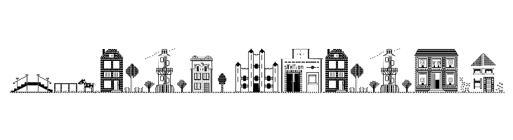 Houses Two Regular  Free Fonts Download