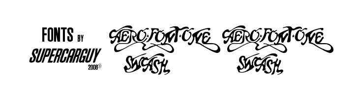 Aero Font One Swash  Free Fonts Download