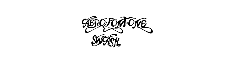 Aero Font One Swash  Free Fonts Download