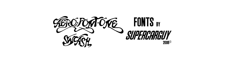 Aero Font One Swash  Free Fonts Download