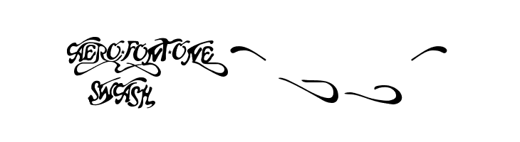 Aero Font One Swash  Free Fonts Download