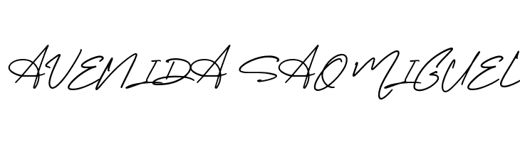 Amerika Signature Demo Regular  Free Fonts Download