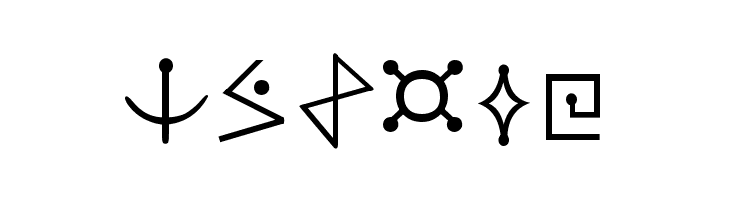 Futurama-Alien-Alphabet-One  Free Fonts Download