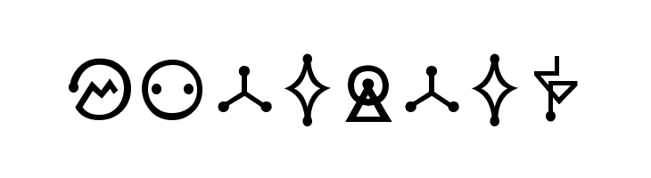 Futurama-Alien-Alphabet-One  Free Fonts Download