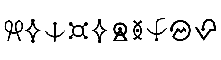 Futurama-Alien-Alphabet-One  Free Fonts Download